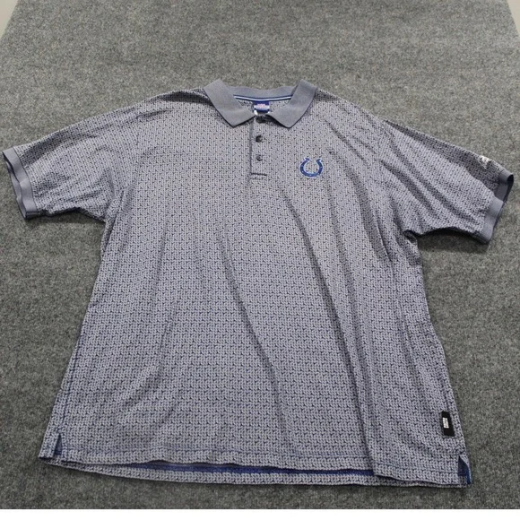 NFL Team Apparel Indianapolis Colts Reebok Polo Shirt XL Extra Large‎ - Picture 4 of 12